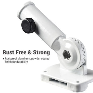 180 Degree Adjustable Flag Pole Holder Outdoor Wall Mounted Bracket 1"Diameter - Trend Times Toy Stores