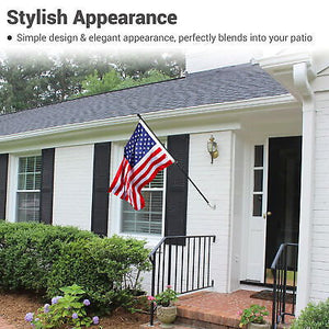 180 Degree Adjustable Flag Pole Holder Outdoor Wall Mounted Bracket 1"Diameter - Trend Times Toy Stores