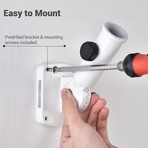 180 Degree Adjustable Flag Pole Holder Outdoor Wall Mounted Bracket 1"Diameter - Trend Times Toy Stores