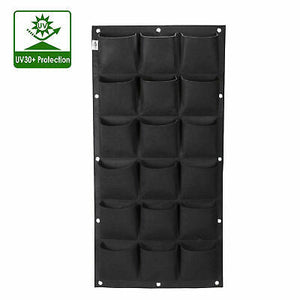 18 Pockets LAGarden Planting Bag Wall Mount Hanging Pouch Decorating Pot Home - Trend Times Toy Stores