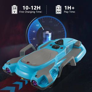 18V Electric Ride-On Go Kart for Kids with Racing Speed, LED Lights, and Music Trend Times 10