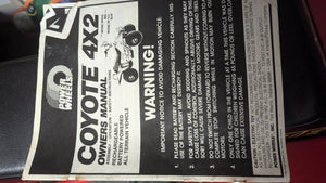 1986 Vintage Coyote Power Wheels ATV Quad Toy Trend Times 4