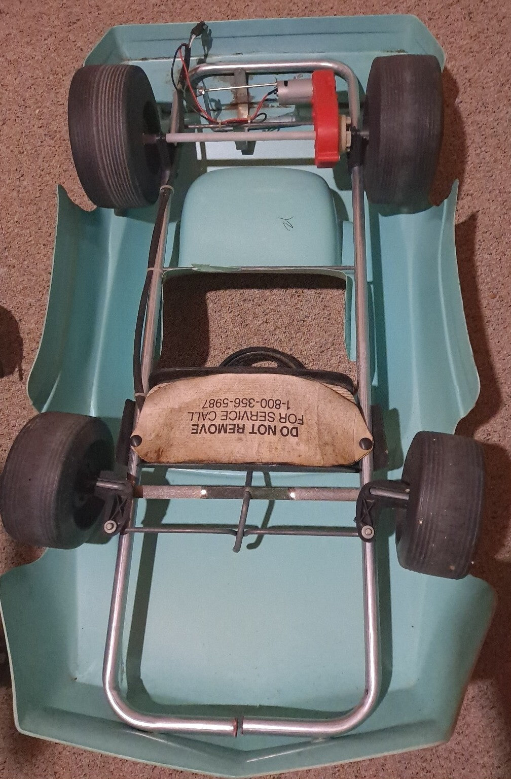 1991 Kid Ride-On Electric Car Alka Seltzer 52 Jimmy Means NASCAR Kingsbury Toy Trend Times 7