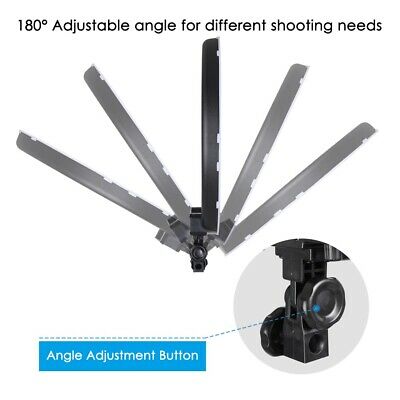 19" 50W Dimmable Fluorescent Tube Ring Light Kit Adjustable Stand 5500K Lighting - Trend Times Toy Stores