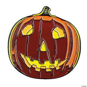 1 1/2" Halloween™ (1978) Pumpkin Full-Color Enamel Pin - Trend Times Toy Stores