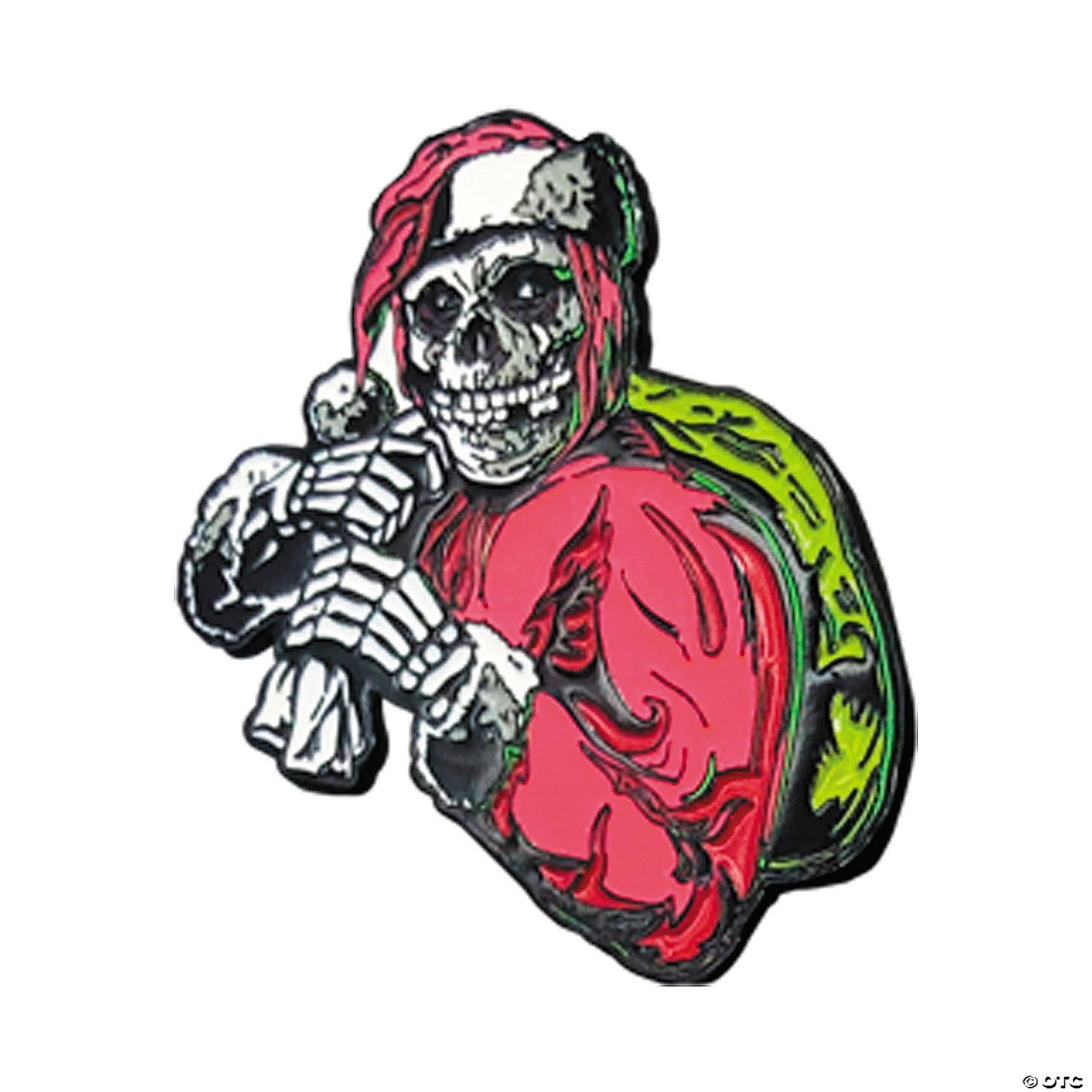 1 3/4" Misfits Holiday Fiend Full-Color Enamel Pin - Trend Times Toy Stores