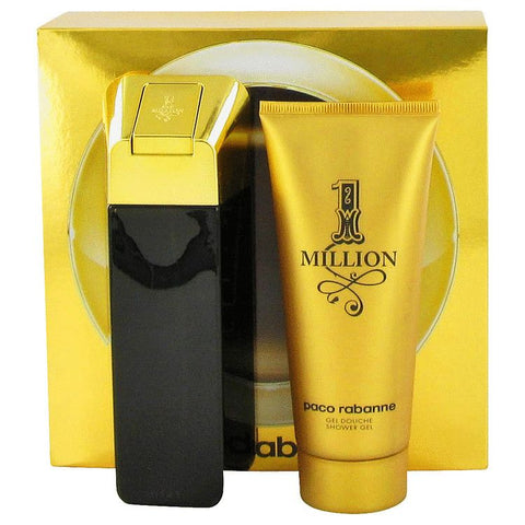 1 Million by Paco Rabanne Gift Set -- 3.4 oz Eau De Toilette Spray + 3.4 oz Shower Gel