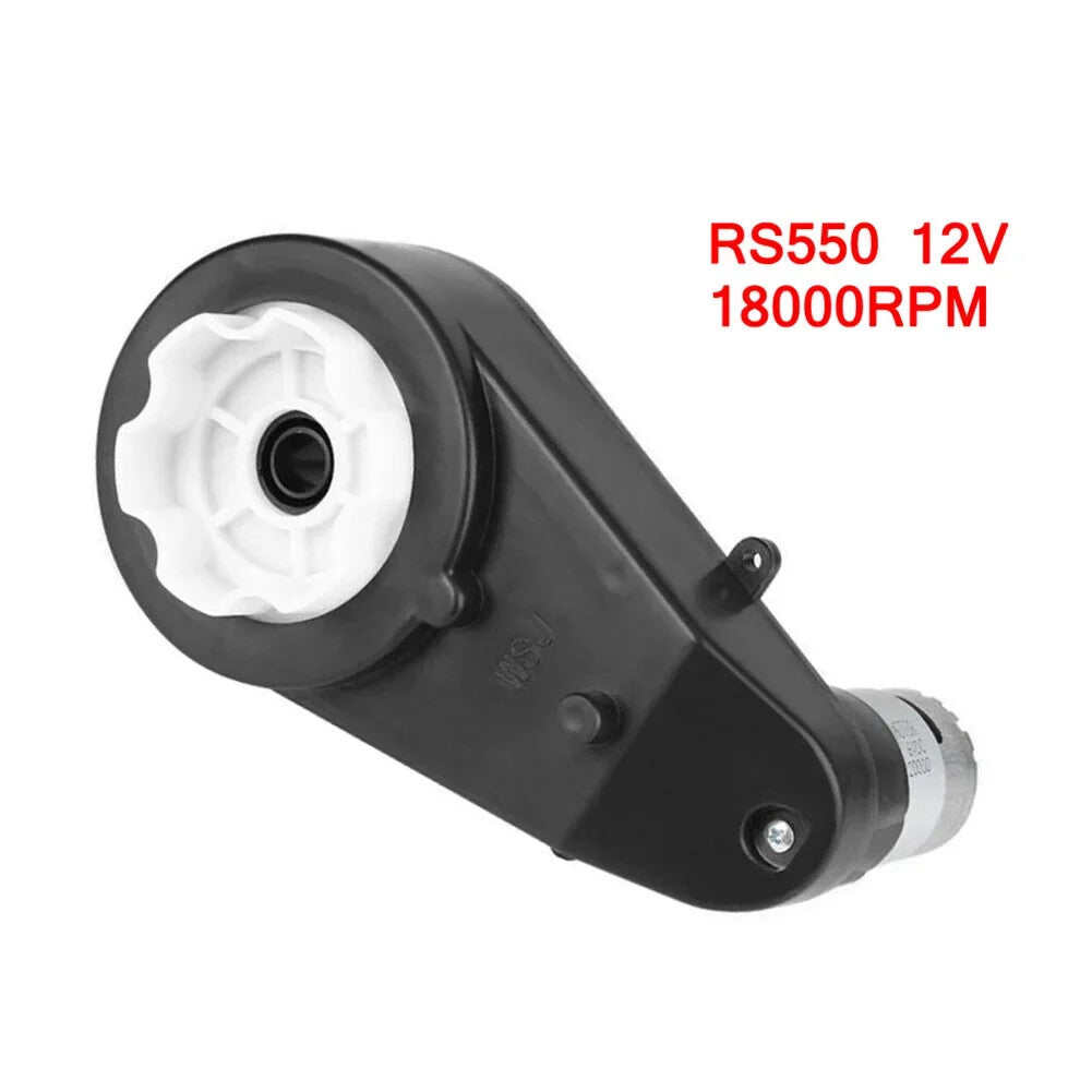 12V RS550/RS390 Electric Motor with Gearbox Replacement 12000-20000 RPM for Kids Toys Trend Times 1