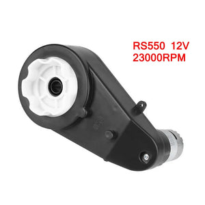 12V RS550/RS390 Electric Motor with Gearbox Replacement 12000-20000 RPM for Kids Toys Trend Times 2