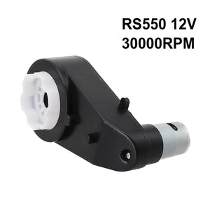 12V RS550/RS390 Electric Motor with Gearbox Replacement 12000-20000 RPM for Kids Toys Trend Times 21