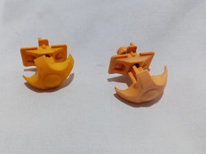 One Power Wheels Faded Orange Hood Latch Clamp for Jeep Wrangler Trend Times Variant 0