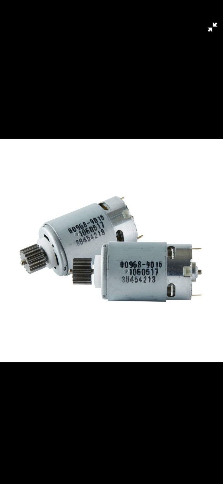 12 Volt 7R Motor with 19 Teeth Pinion Gear (19T) for Power Wheels Fisher Price Trend Times Variant 0
