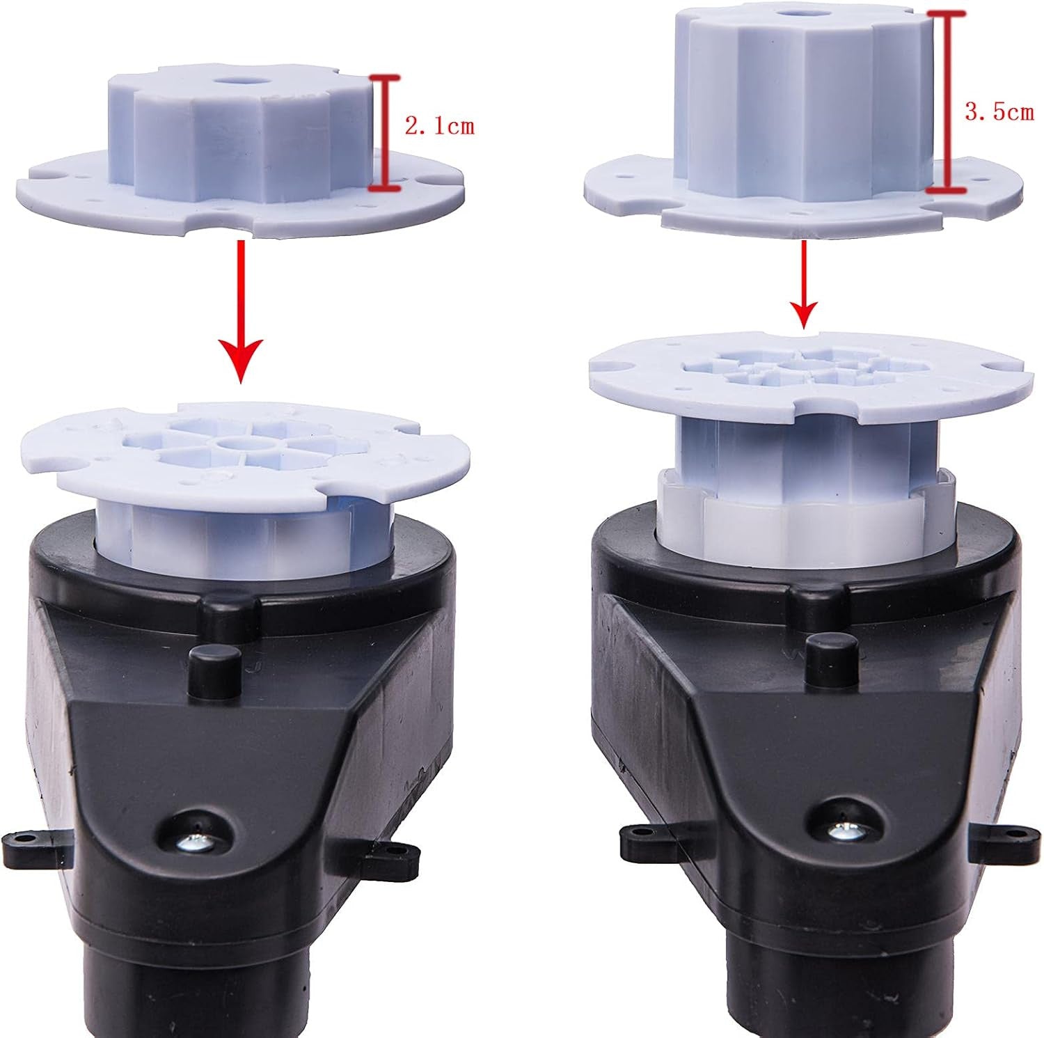 2.1cm Drive Gear Connect Gearbox Motor and Wheels for Kids Powered Ride-On Car Trend Times 3