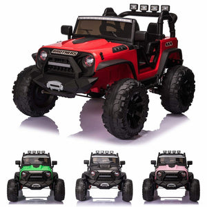24V 2-Seater Kids Ride-On Truck Car with 2×200W Motors, Remote Control, LED Lights, and 3 Speeds Trend Times 13