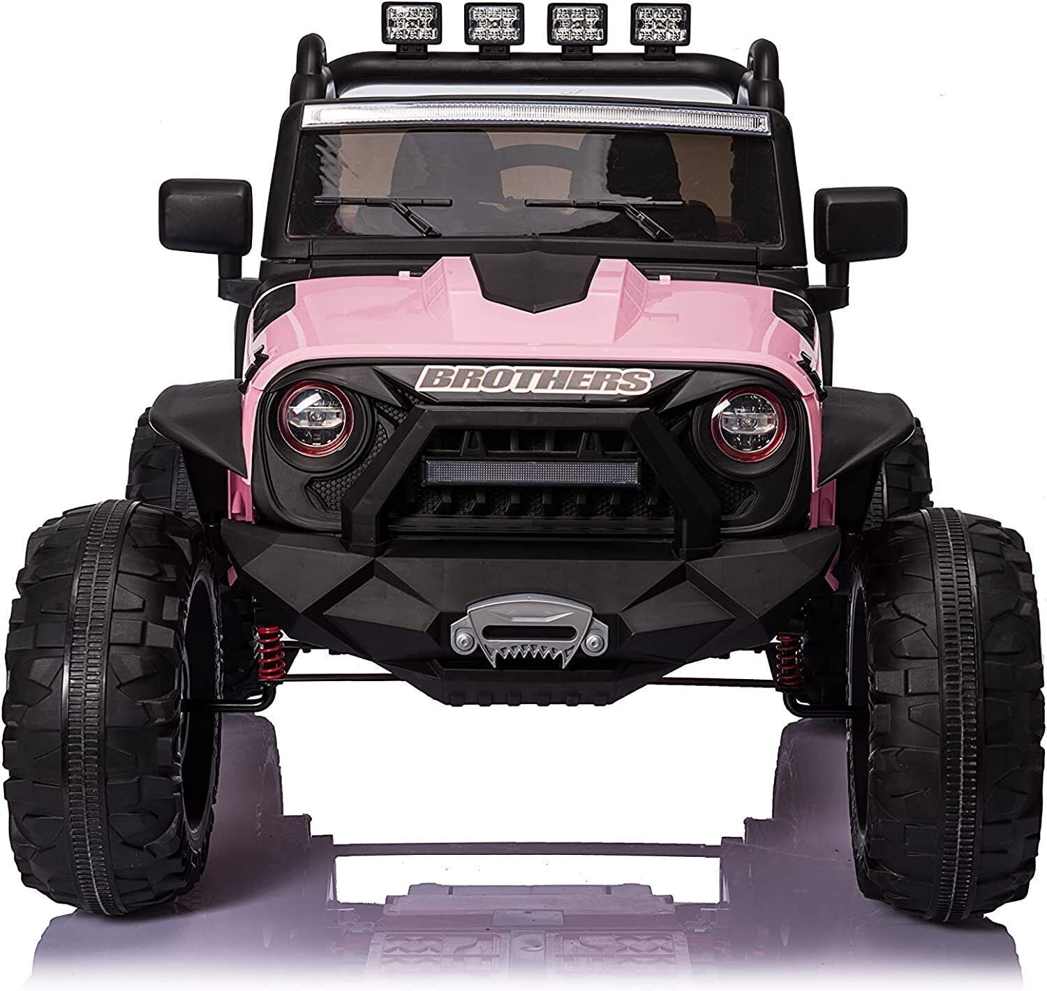 24V 2-Seater Kids Ride-On Truck Car with 2×200W Motors, Remote Control, LED Lights, and 3 Speeds Trend Times 15