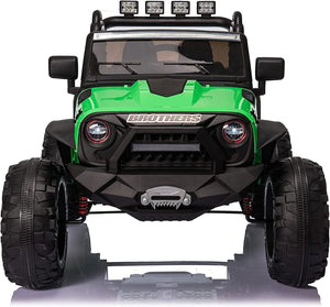 24V 2-Seater Kids Ride-On Truck Car with 2×200W Motors, Remote Control, LED Lights, and 3 Speeds Trend Times 16