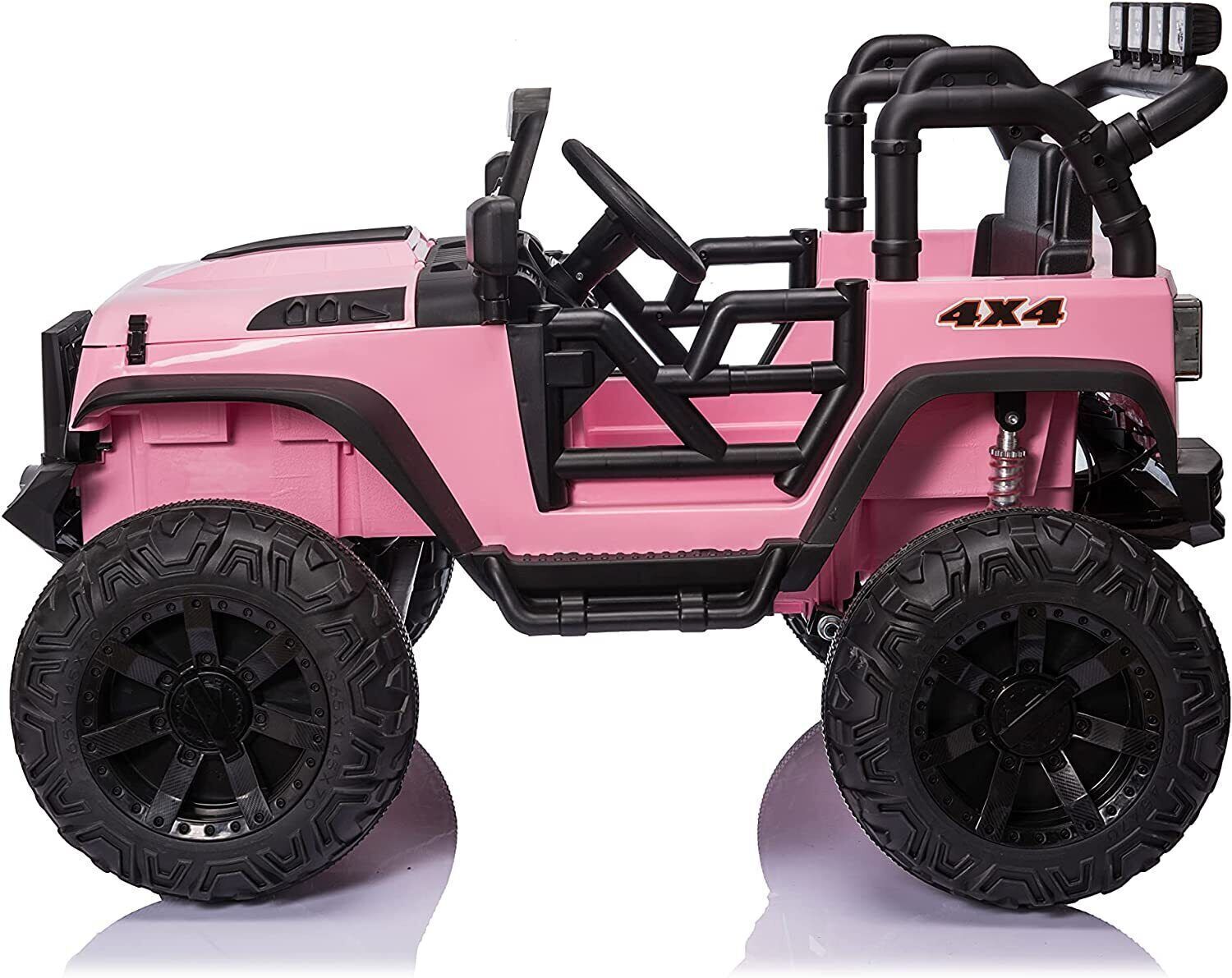 24V 2-Seater Kids Ride-On Truck Car with 2×200W Motors, Remote Control, LED Lights, and 3 Speeds Trend Times 20