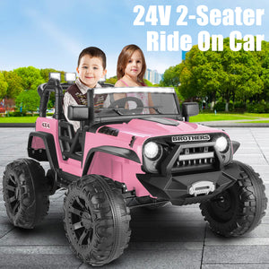 24V 2-Seater Electric Kids Ride-On Truck with 2x 200W Motors and Parent Remote Control Trend Times 14