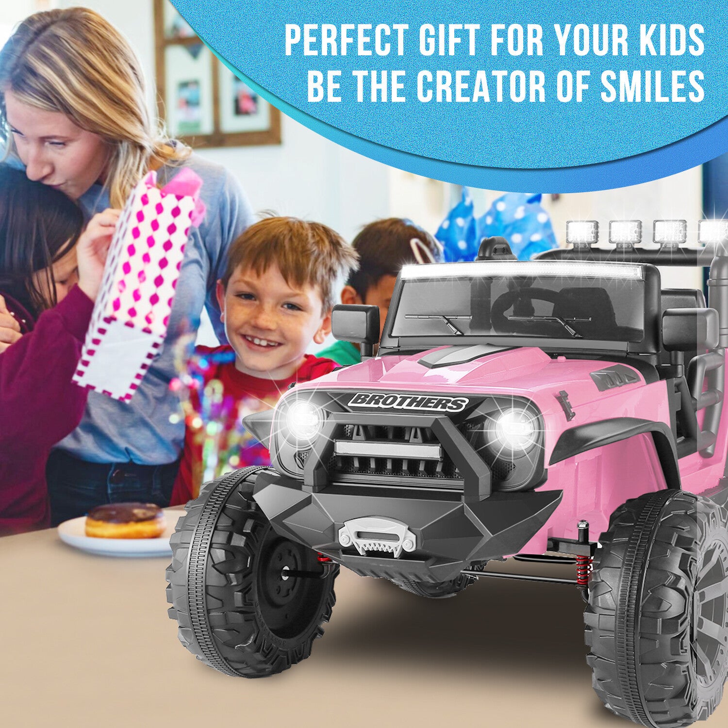 24V 2-Seater Electric Kids Ride-On Truck with 2x 200W Motors and Parent Remote Control Trend Times 18