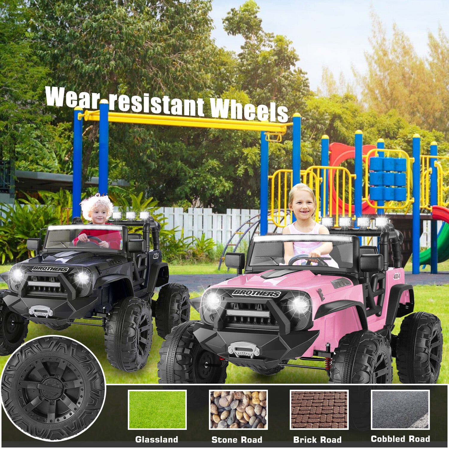 24V 2-Seater Electric Kids Ride-On Truck with 2x 200W Motors and Parent Remote Control Trend Times 19