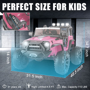 24V 2-Seater Electric Kids Ride-On Truck with 2x 200W Motors and Parent Remote Control Trend Times 20