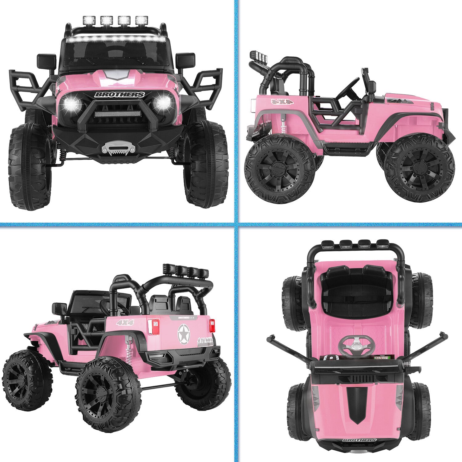 24V 2-Seater Electric Kids Ride-On Truck with 2x 200W Motors and Parent Remote Control Trend Times 21