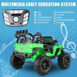 24V 2-Seater Electric Kids Ride-On Truck with 2x 200W Motors and Parent Remote Control Trend Times 3