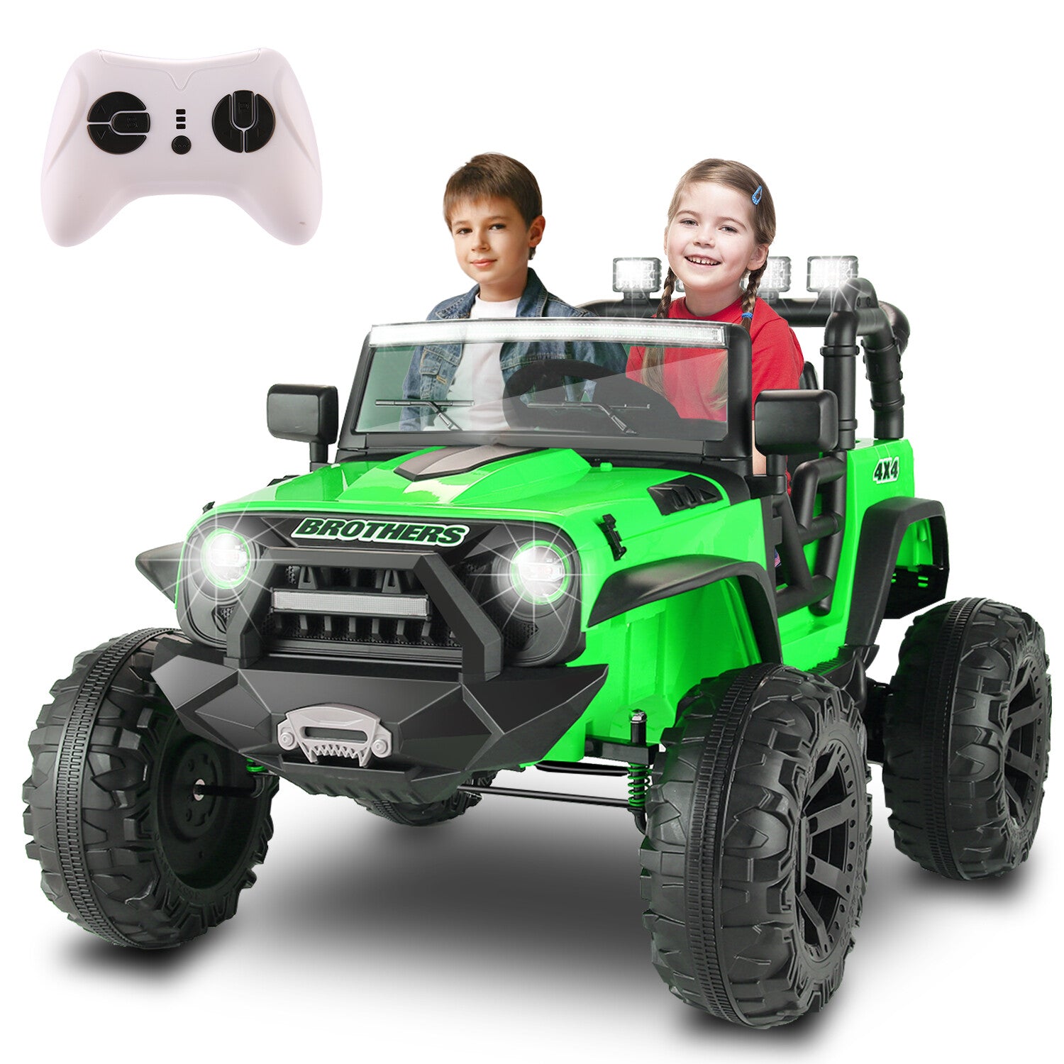 24V 2-Seater Electric Kids Ride-On Truck with 2x 200W Motors and Parent Remote Control Trend Times Variant 0