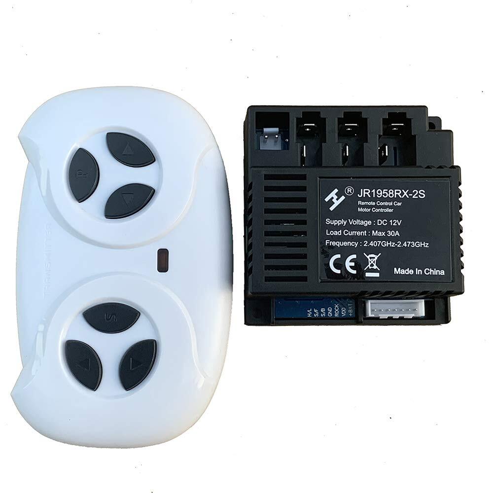 2.4G Bluetooth Remote Control and JR1958RX 2S Receiver Kit for Kids Electric Ride-On Vehicle Trend Times 0