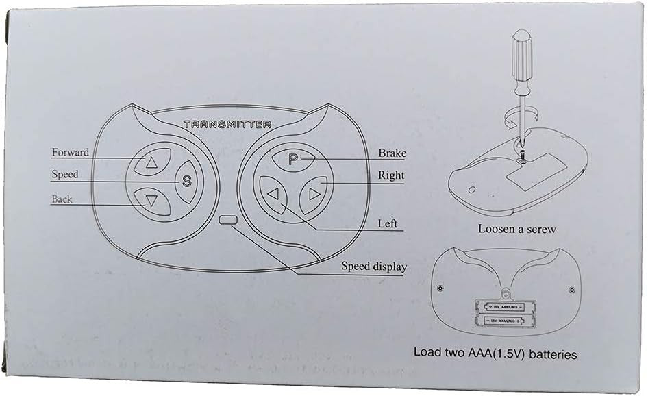 2.4G Bluetooth Remote Control and JR1958RX 2S Receiver Kit for Kids Powered Ride-On Trend Times 6