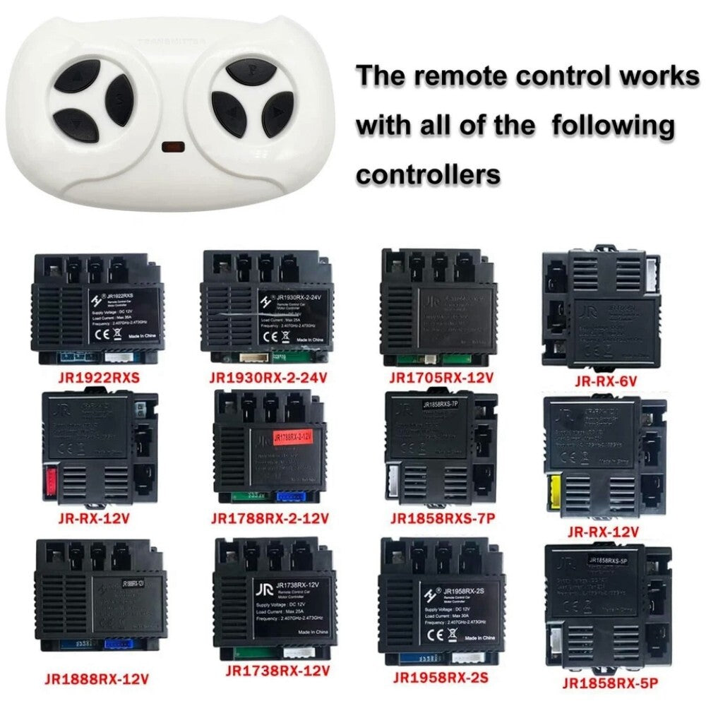 2.4G Bluetooth Remote Control for Kids Electric Ride-On Car Parts Model JR1602 Trend Times 6