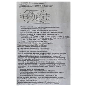 2.4G Bluetooth Remote Control Transmitter for Ride-On Car Trend Times 2