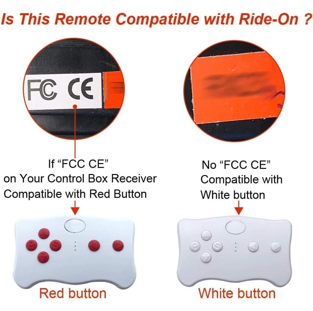 2.4G Bluetooth Remote Control Transmitter Accessories for Kids Electric Ride-On Vehicles Trend Times 1