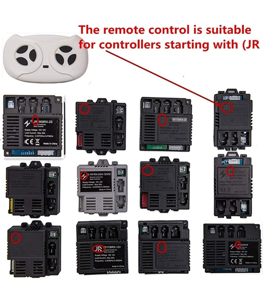 2.4G Bluetooth Remote Control Transmitter for Kids Electric Ride-On Toy Car Trend Times 3