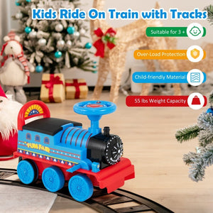Electric 6V Battery-Powered Kids Ride-On Train Car Toy with Durable Wheels Trend Times 5