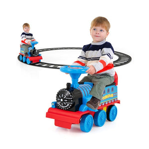 Electric 6V Battery-Powered Kids Ride-On Train Car Toy with Durable Wheels Trend Times Variant 0
