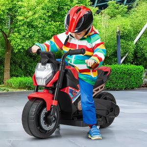 2-in-1 Kids Electric Motorcycle with Detachable Training Wheels, Headlight, and Horn Trend Times 3