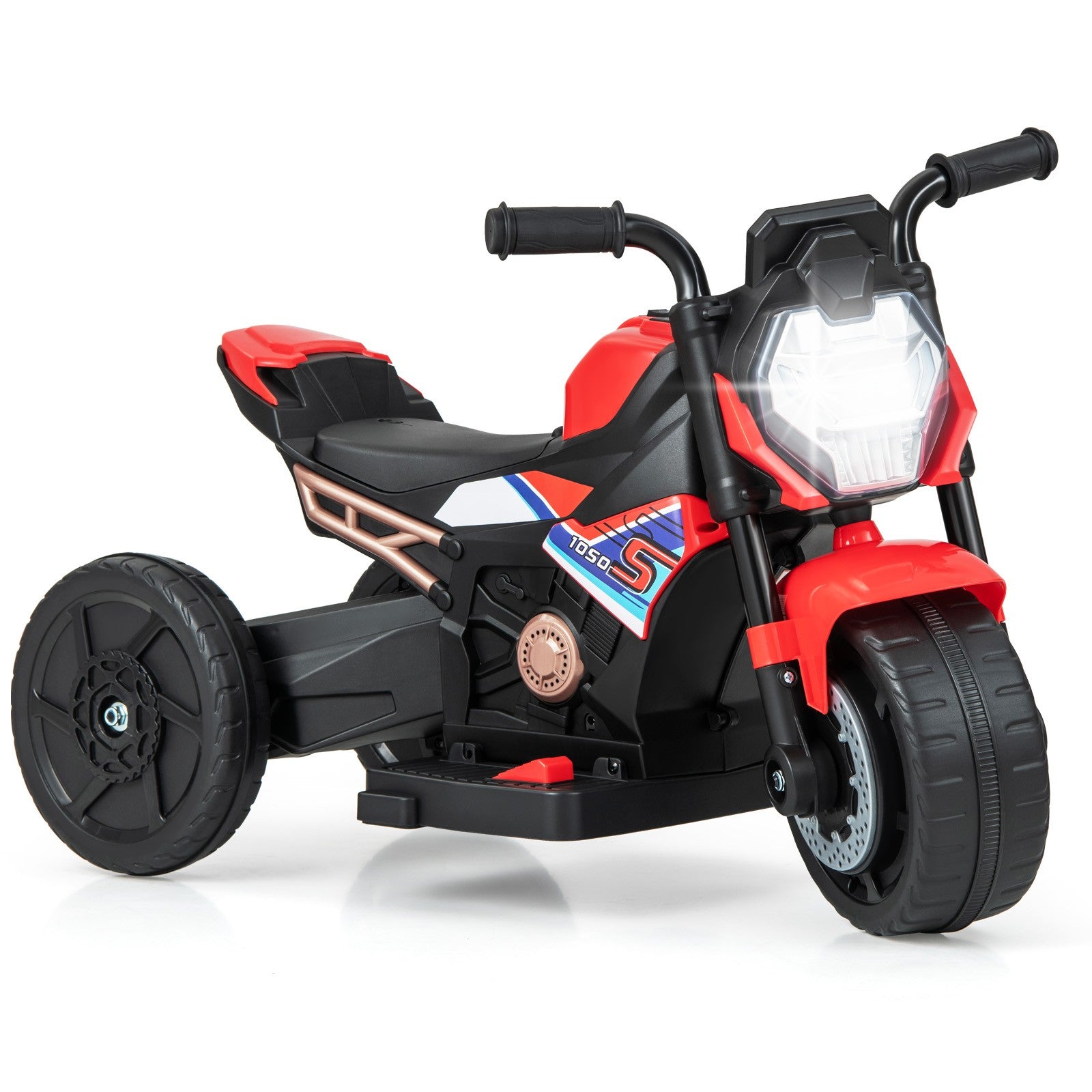 2-in-1 Kids Electric Motorcycle with Detachable Training Wheels, Headlight, and Horn Trend Times 9