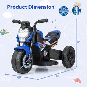 2-in-1 Kids Electric Motorcycle with Detachable Training Wheels, Headlight, and Horn Trend Times 1