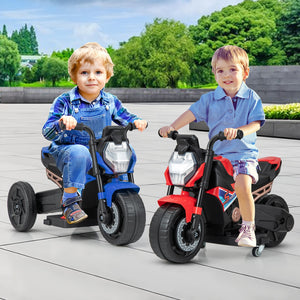 2-in-1 Kids Electric Motorcycle with Detachable Training Wheels, Headlight, and Horn Trend Times 2
