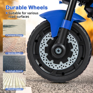 2-in-1 Kids Electric Motorcycle with Detachable Training Wheels, Headlight, and Horn Trend Times 7