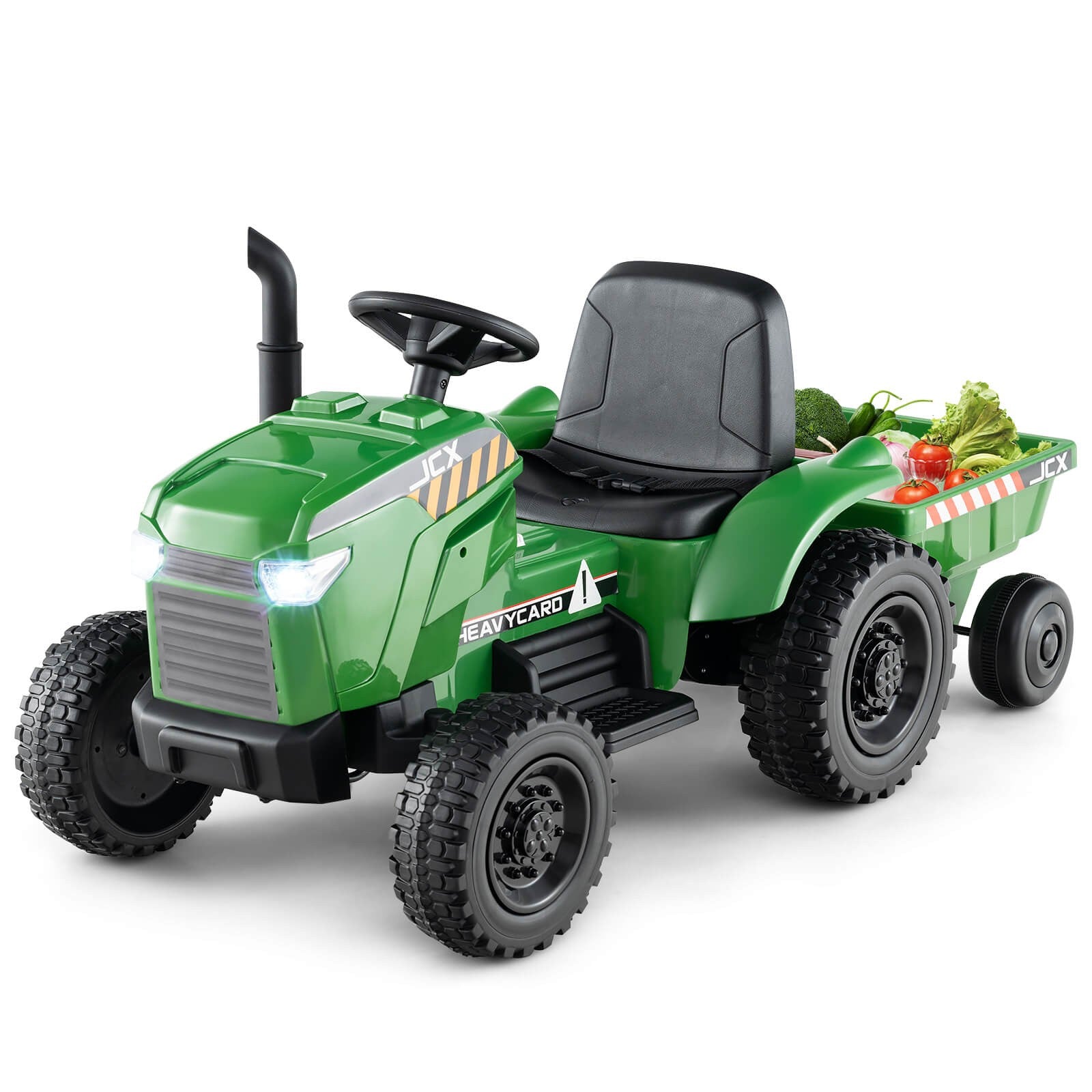 2-in-1 Kids Ride-On Tractor with 12V Battery and Remote Control Toy Car Trend Times 10