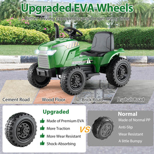 2-in-1 Kids Ride-On Tractor with 12V Battery and Remote Control Toy Car Trend Times 4
