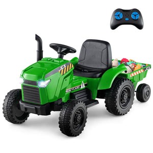 2-in-1 Kids 12V Battery-Powered Ride-On Tractor with Remote Control Trend Times Variant 0
