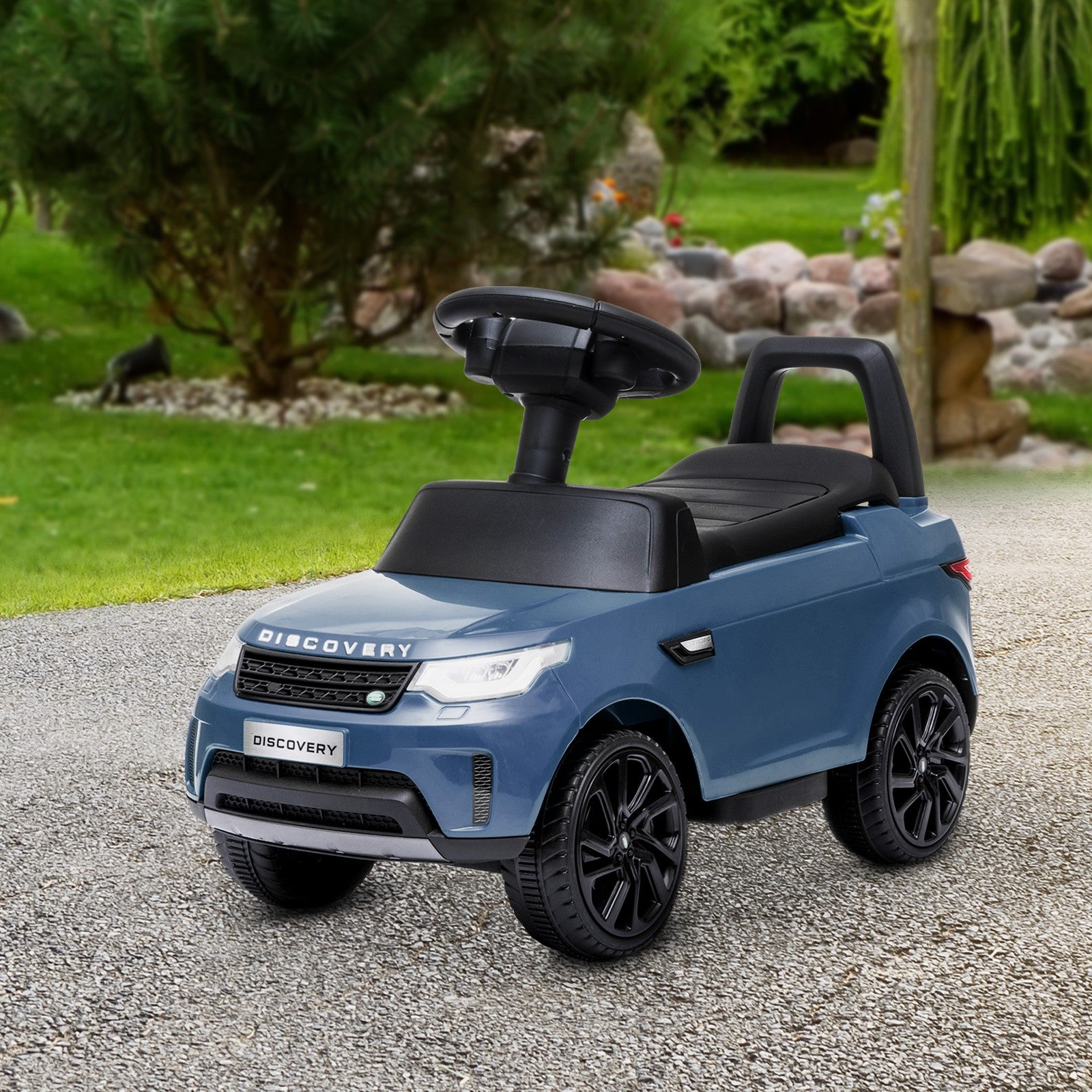 Licensed Land Rover 6V Ride-On Car with Sliding Function and Blue Lights Trend Times 8