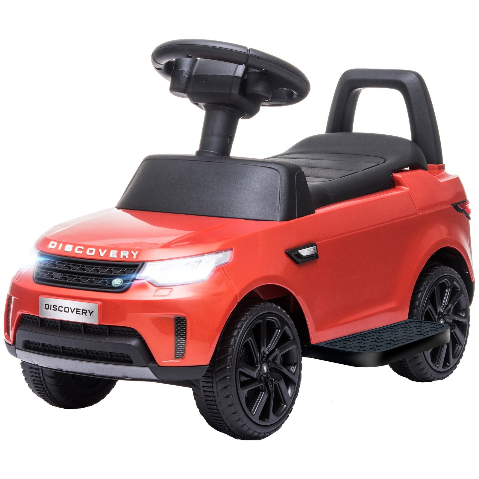 Licensed 6V Red Land Rover Ride-On Sliding Car for Kids Trend Times 3