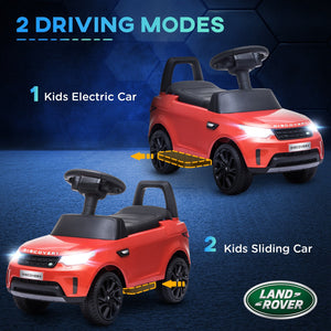 Licensed 6V Red Land Rover Ride-On Sliding Car for Kids Trend Times 4