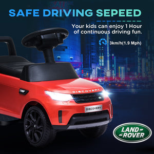 Licensed 6V Red Land Rover Ride-On Sliding Car for Kids Trend Times 7