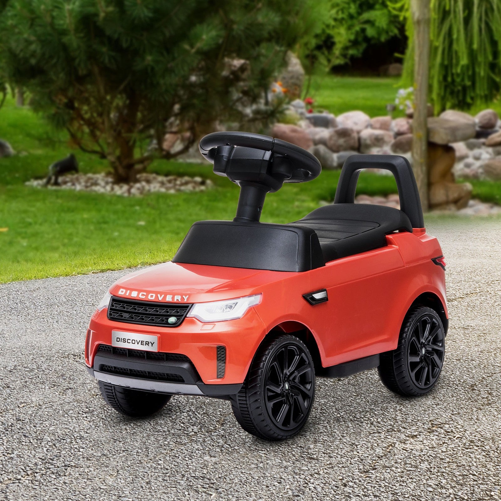 Licensed 6V Red Land Rover Ride-On Sliding Car for Kids Trend Times 8