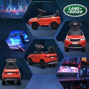 Licensed 6V Red Land Rover Ride-On Sliding Car for Kids Trend Times 9